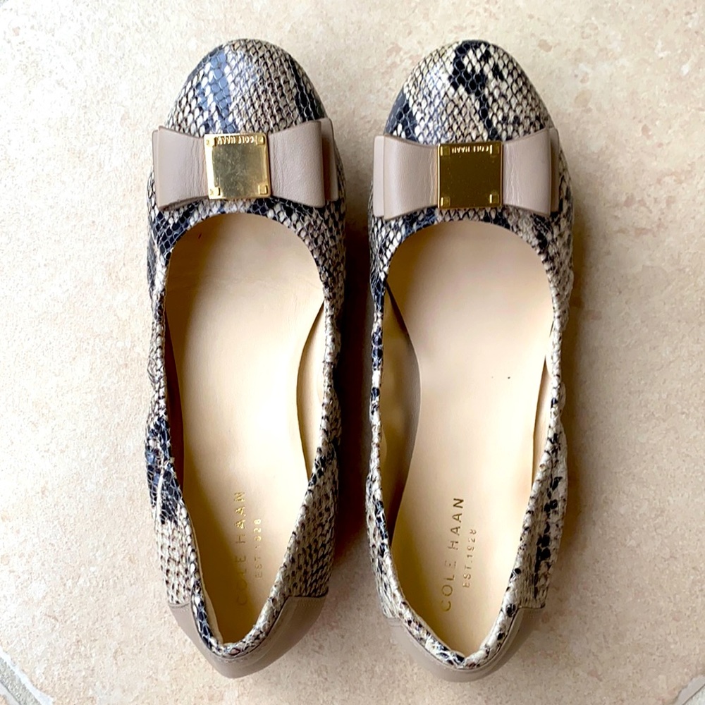 COLE HAAN TALI BOW ballet shoes